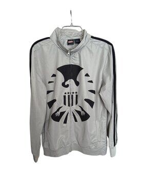 Marvel S.H.I.E.L.D. Field Agent Graphic Track Jacket Size L
